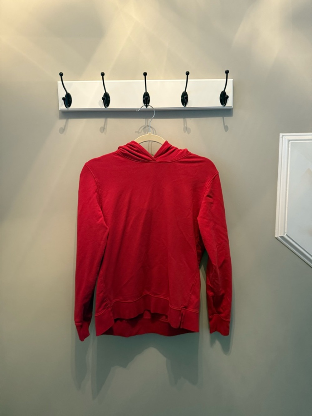 Peter Millar Red Hooded Pullover Sweatshirt